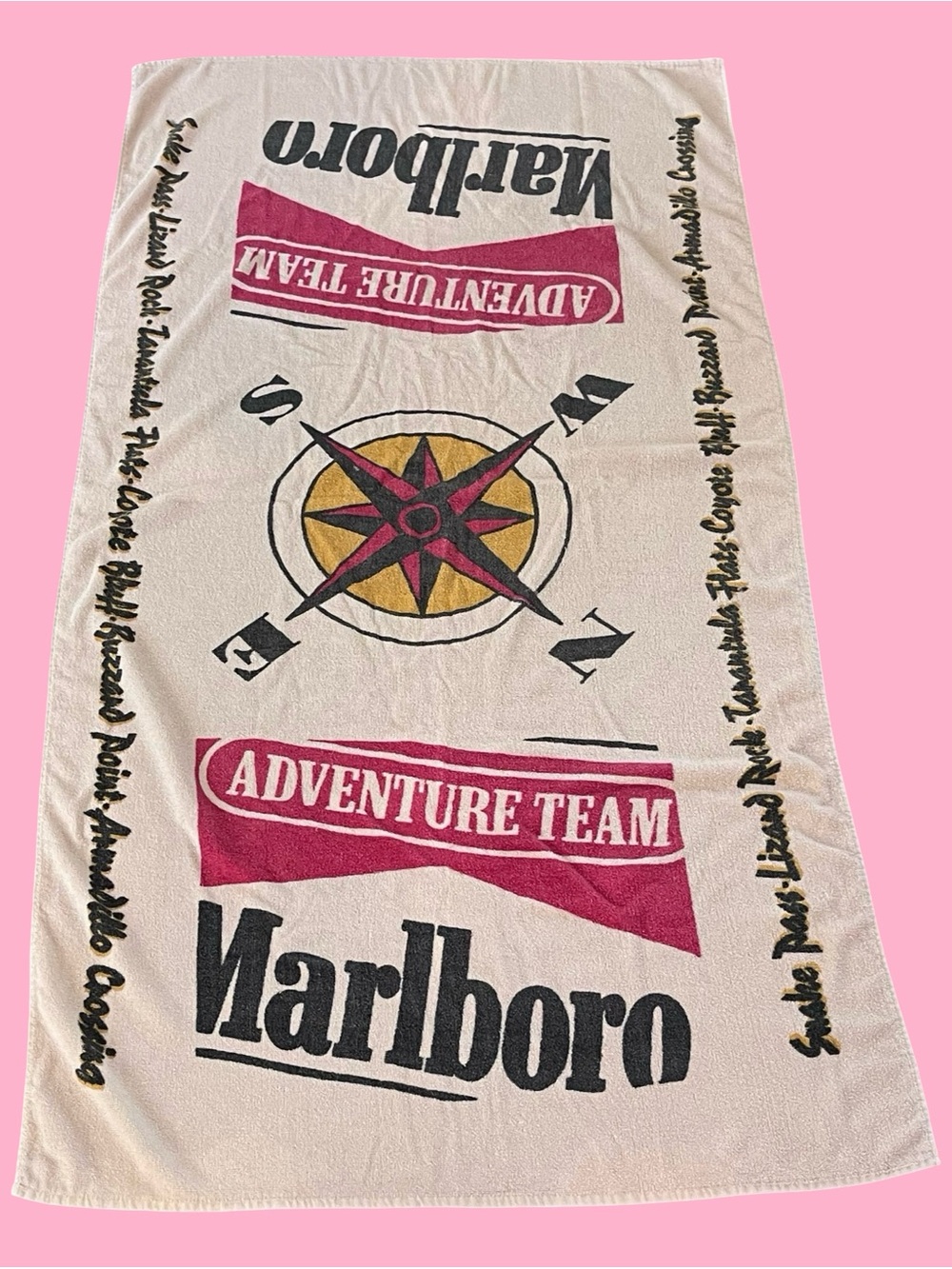 Vintage Marlboro Promo Beach Towel
